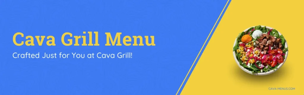 Cava restaurant grill menu